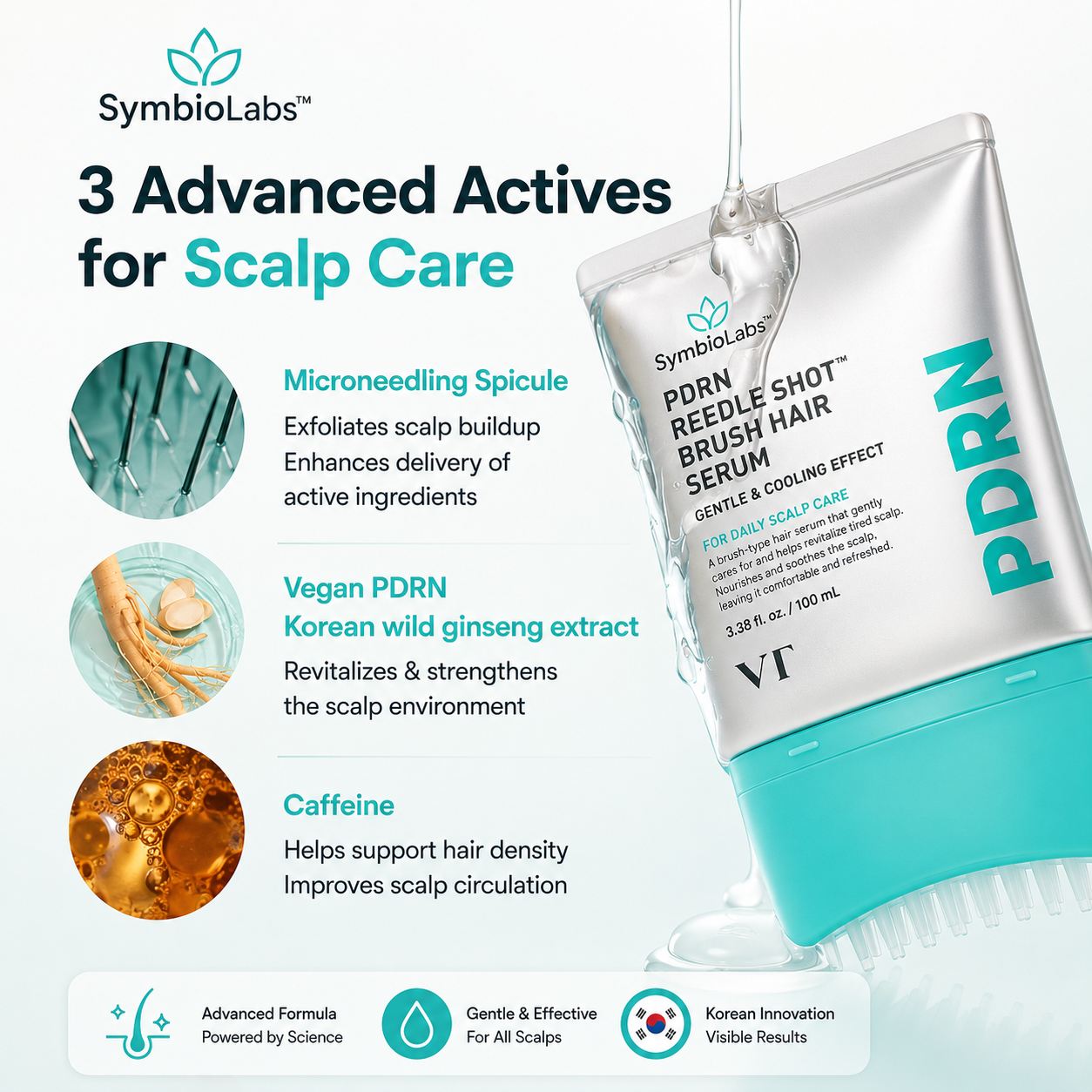 Korean PDRN Serum Brush