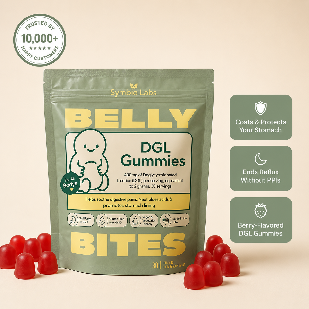 SymbioLabs DGL Belly Bites™